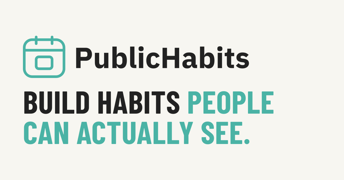 PublicHabits screenshot 1 of 1